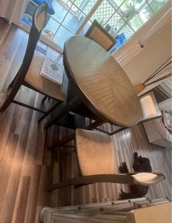 Grey Dining table & 4 chairs