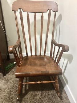 Antique Wooden Rocking Chair