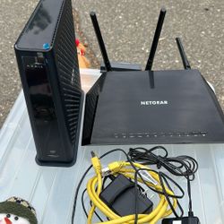Cable Modem And Netgear router