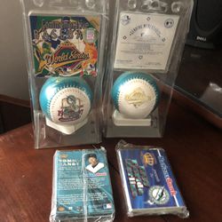 Marlins Collectibles, Babe Ruth, Ken Griffey Jr. Signed Baseballs. In  Orignal Package. Florida, Miami. Helmet, Bat, Ball. See Description For  Prices for Sale in Miami, FL - OfferUp