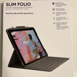 Logitech Slim Folio iPad Case With Keyboard 