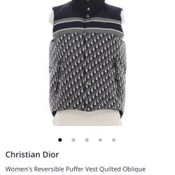 Cristian Dior Puffer Vest 