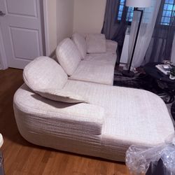 107'' Sectional Sofa Couch with Chaise