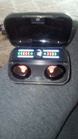 Wireless Earbuds with LED Charging Case