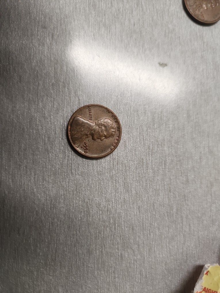 1958 D Double Die Wheat Penny