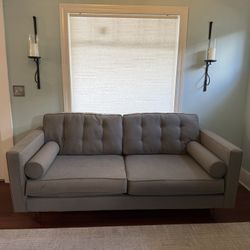 Joybird Braxton Loveseat - color Cody Slate