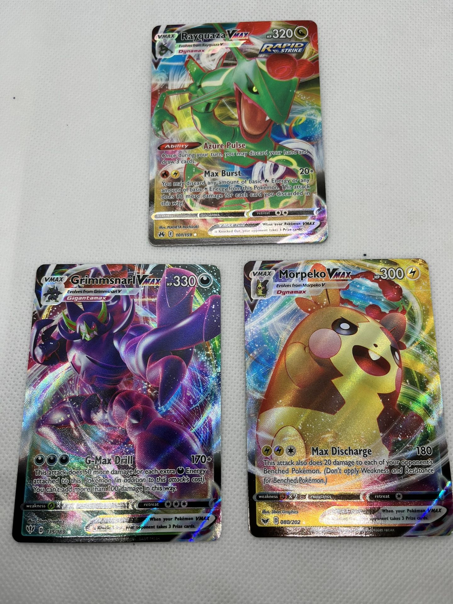3 Pokemon Cards