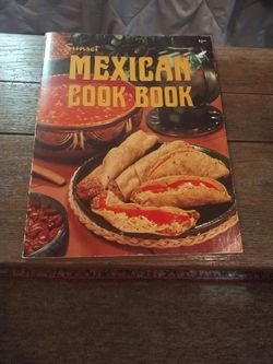 Vintage 1975 Sunset Mexican Recipes Cookbook Soft Cover Very good Condition