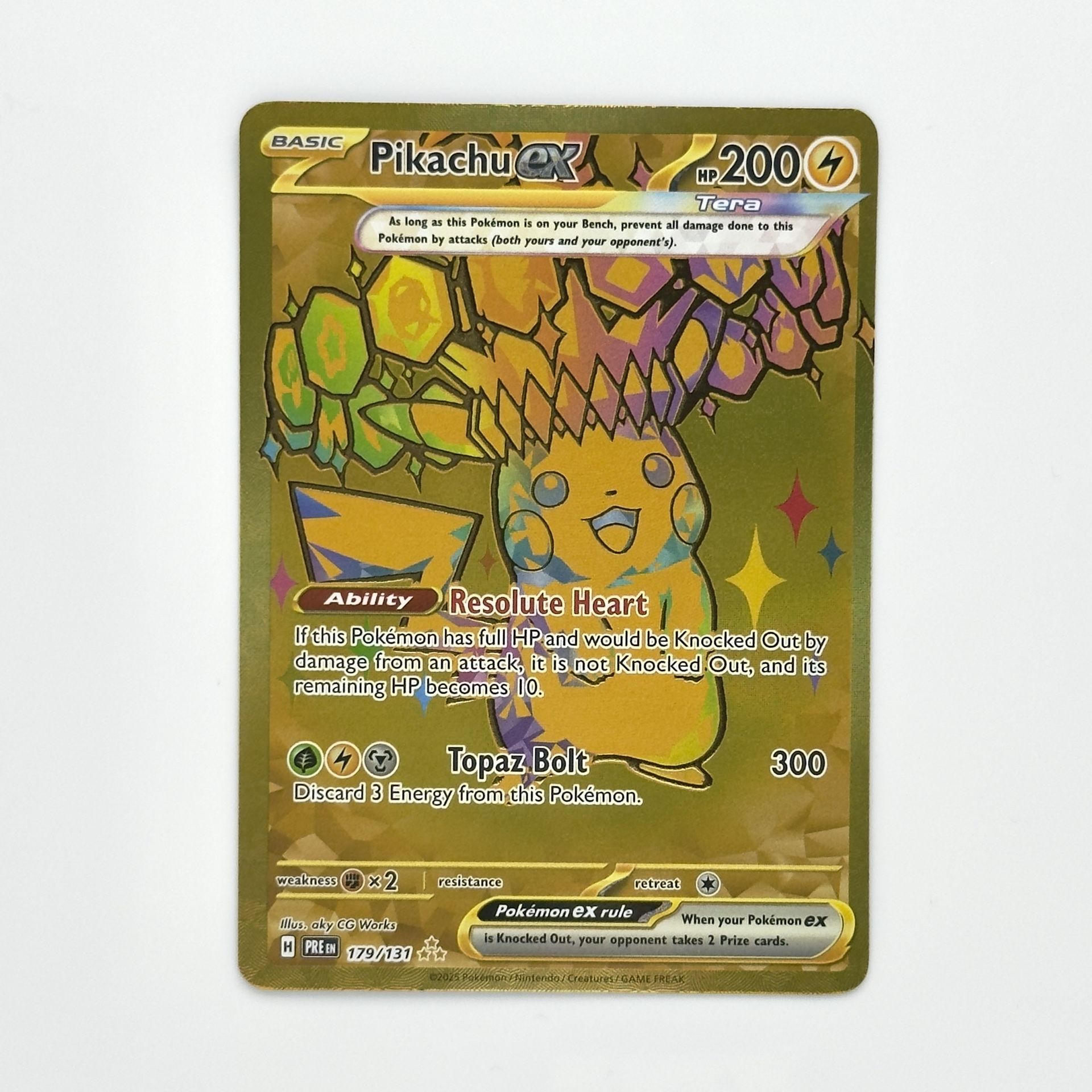 Prismatic Evolutions Pikachu Hyper Rare 179/131