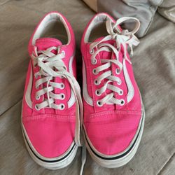 Bright Pink Vans