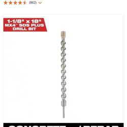 Milwaukee Drill Bit 1-1/8x18