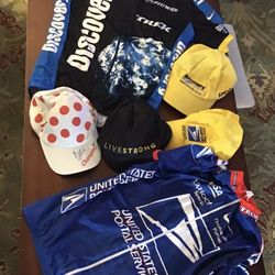 Assorted Pro Cycling Jerseys & Bibs