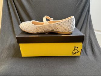 Girls Rhinestone Flats Size 2 – Dress Shoes w/ Box