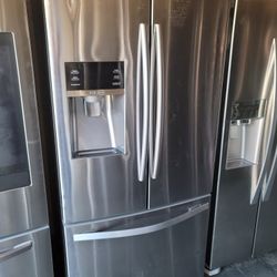 Samsung 33" Wide Apartment Size Stainless Steel French Door Refrigerator 