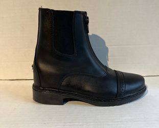 TuffRider Front-Zip Equestrian Paddock Riding Boots - Youth Size 1