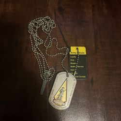 "Military Dog Tag - U.S. Army Values, Loyalty, Duty, Respect - Includes Chain"