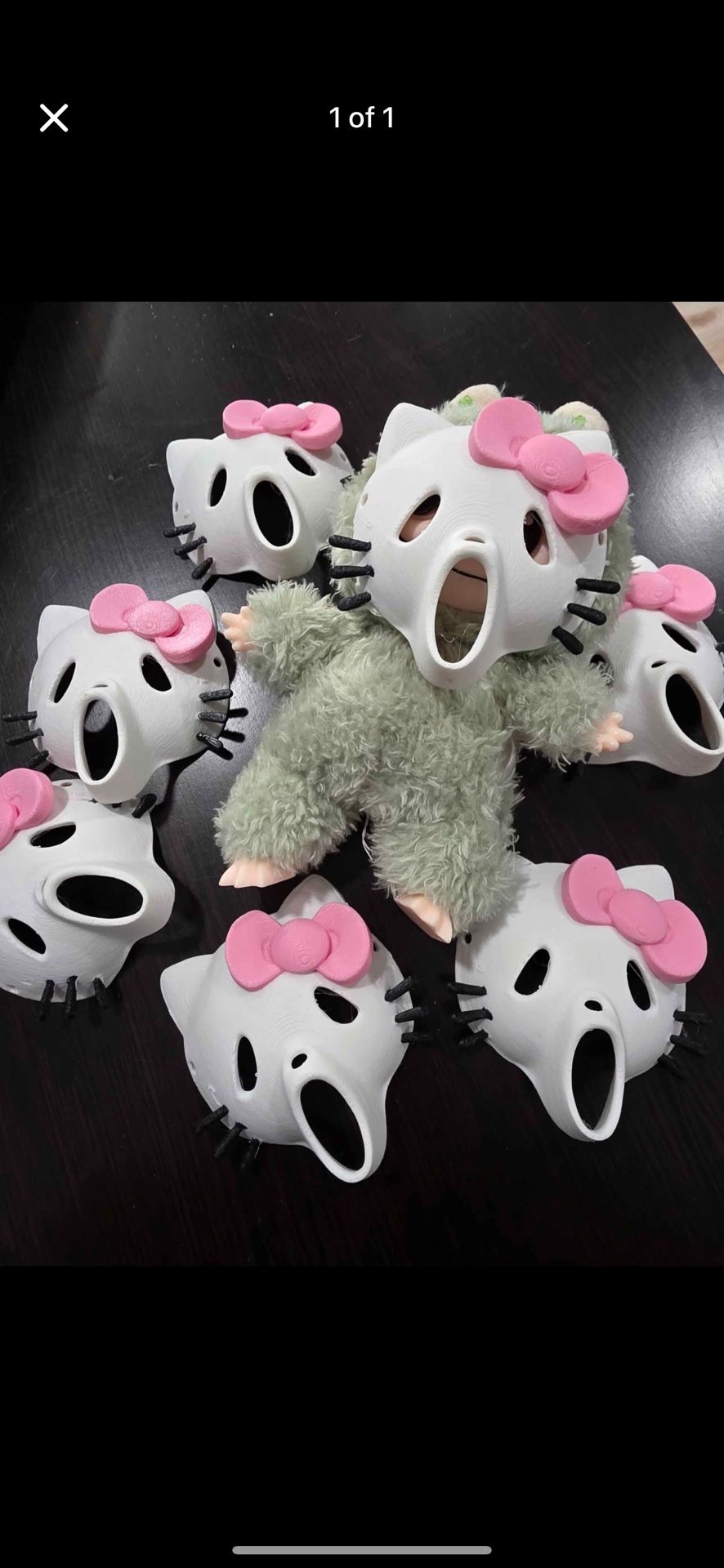 Labubu Halloween Masks Hellokitty Clearance
