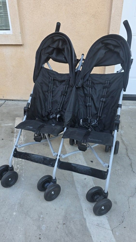 Stroller Double Stroller Jeep 70$