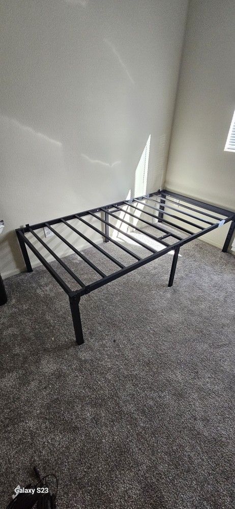 Black Metal Twin Bed Frame