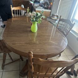 Solid oak table
