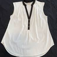 CONVERSE ONE STAR   Sleeveless BLOUSE Tank Top Shirt Women's Size L Large T Tee