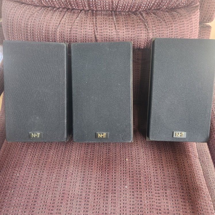 3 Original USA Made NHT Super Zero Speakers