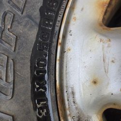 Tire 31x10 50 R15. Good Condition Interested Text