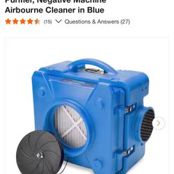 New BlueDri HEPA Air Scrubber Cleaner Purifier
