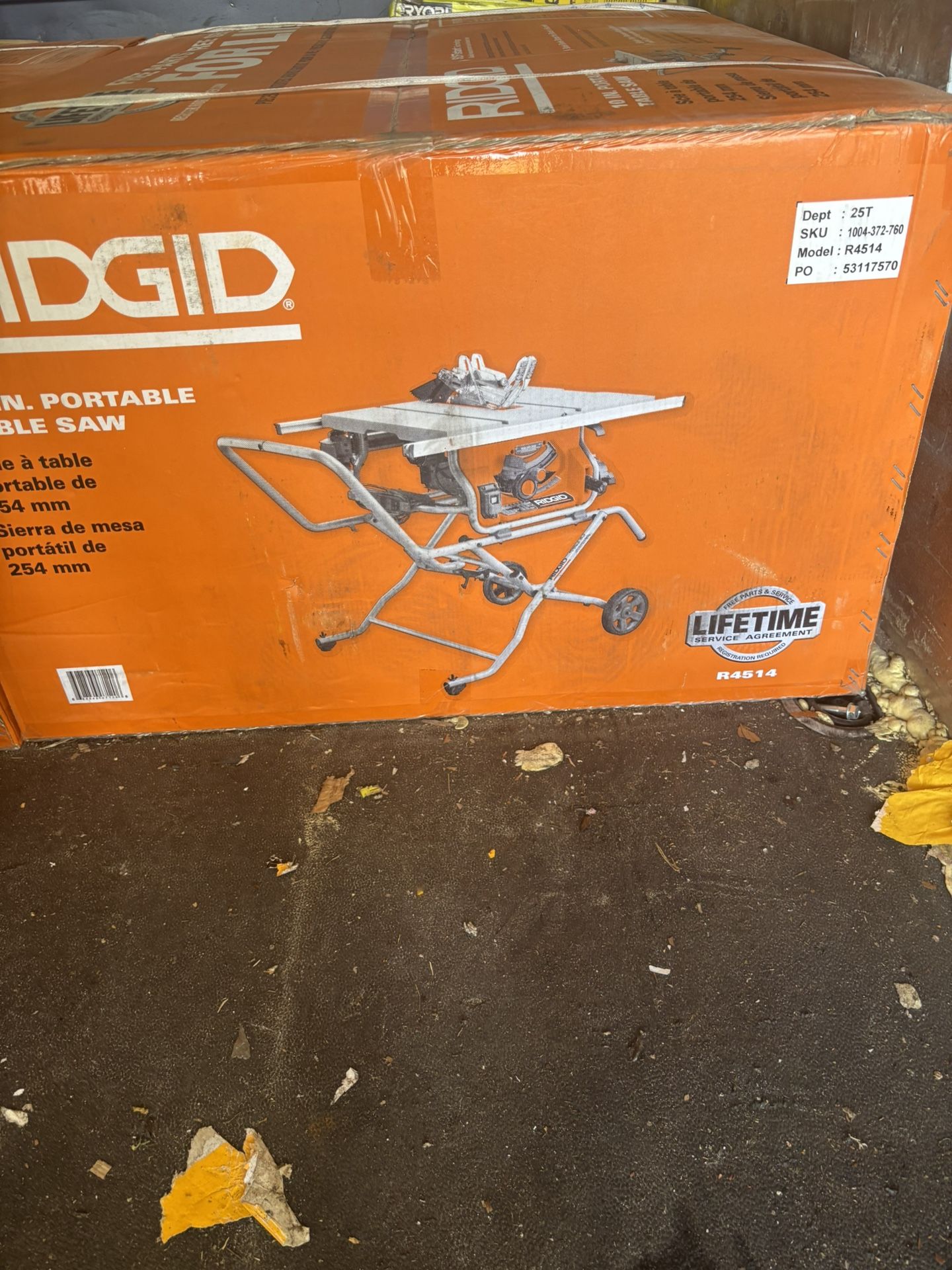 Come Complete Set Ridgid