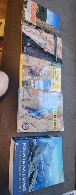 Rock climbing books