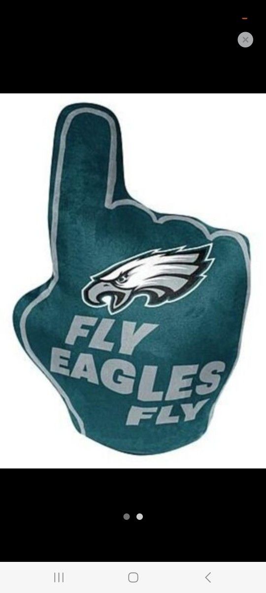 Philadelphia Eagles Fan Hand Pillow