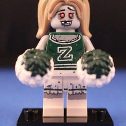 Lego Zombie Cheerleader Minifigure 