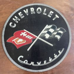  Chevy Corvette Sign