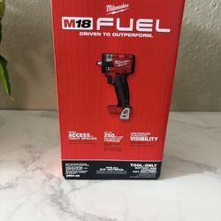 Milwaukee M18 FUEL 18V Compact Impact Wrench - 2854-20 -TOOL ONLY