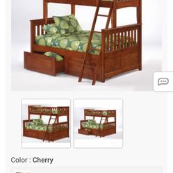 Twin over full Bunk bed 