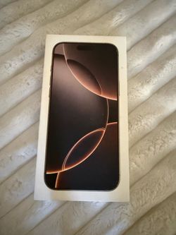 iPhone 16 pro max BOX ONLY