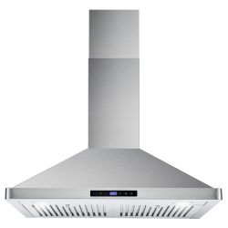 New Open Box 30" Stainless Steel Wall Mount Range Hood with Digital Touch Controls