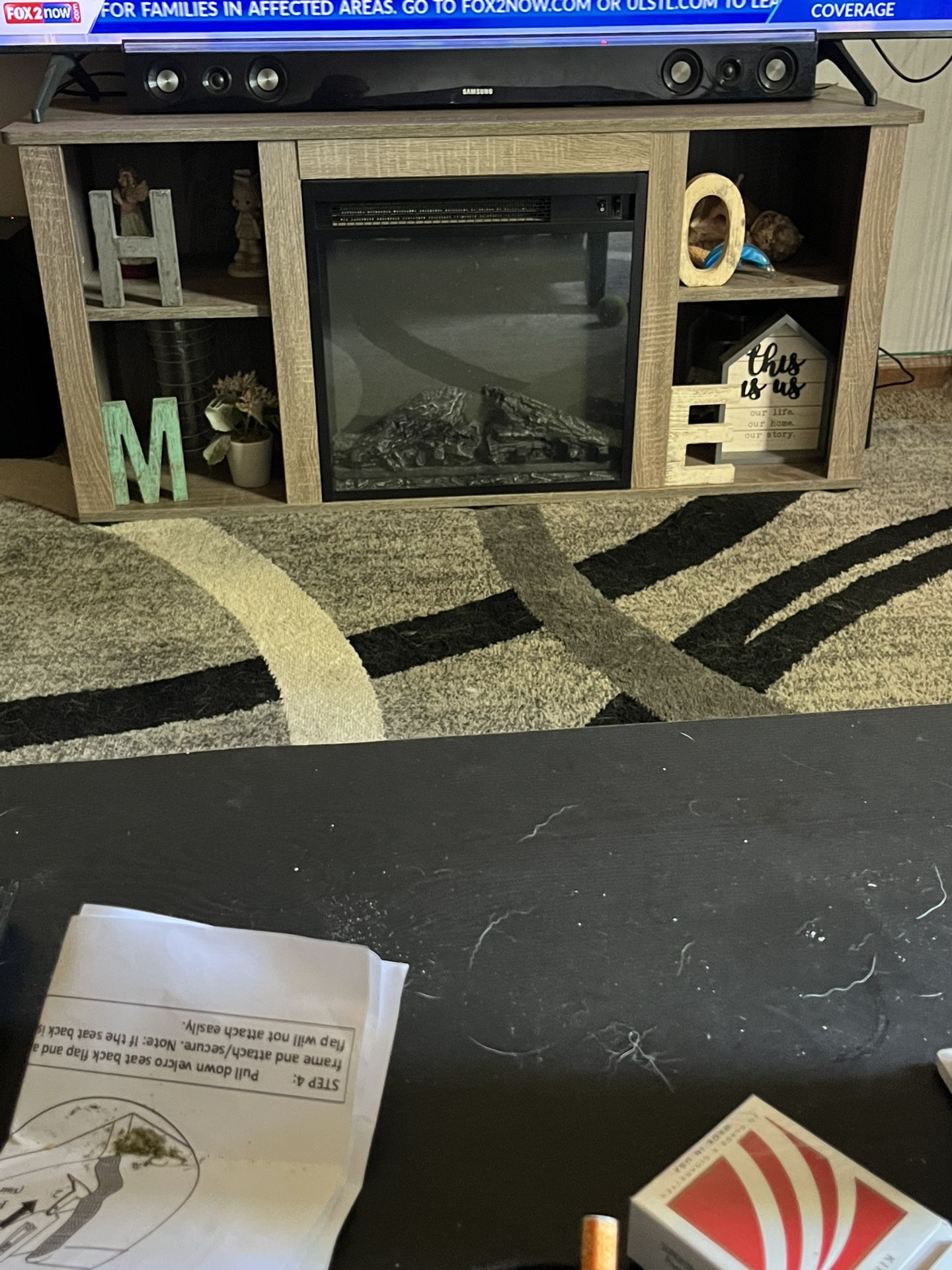 Tv / Fire Place