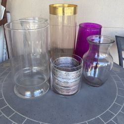 Glass Flower vases 