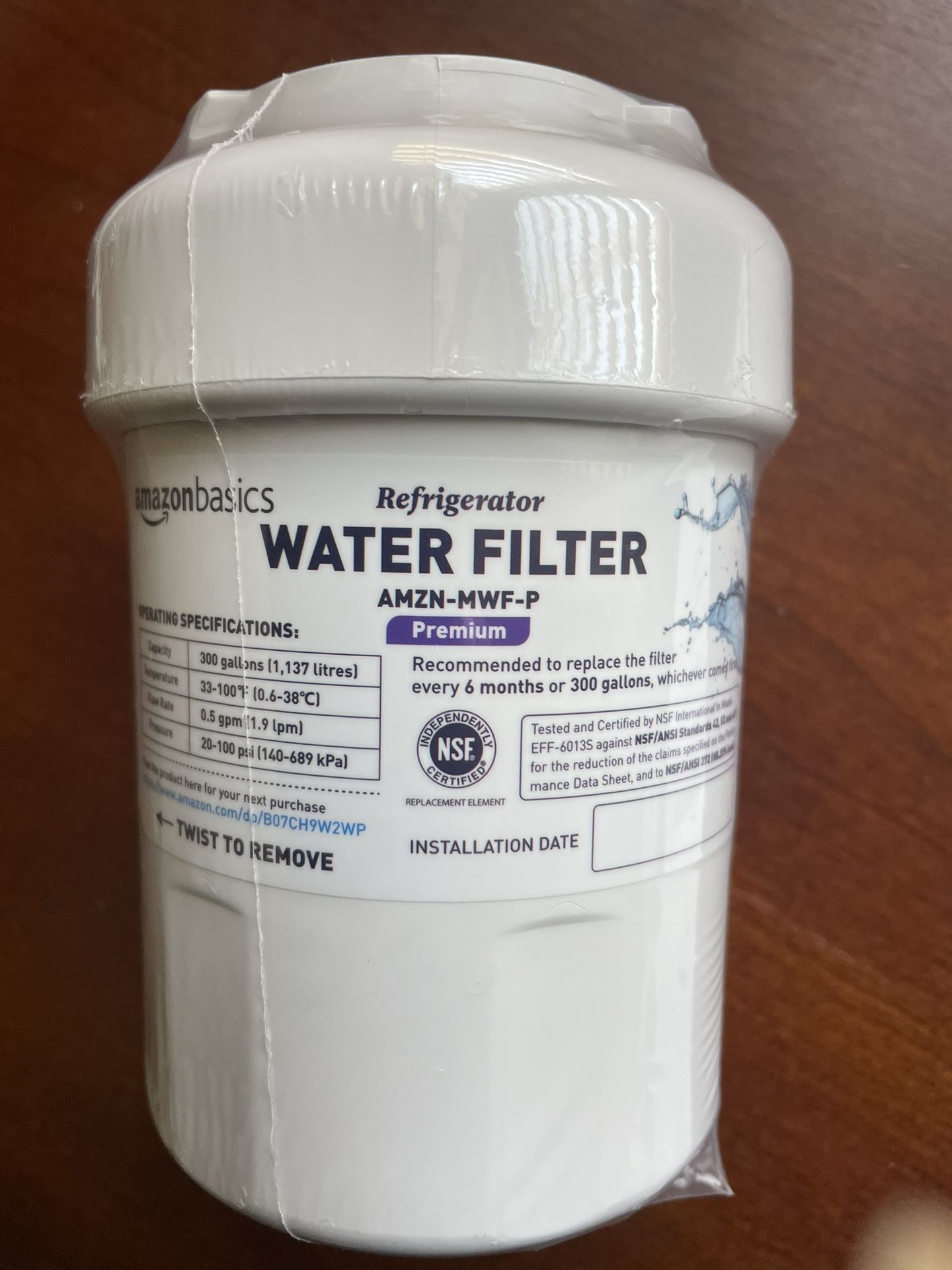 New refrigerator Water Filter