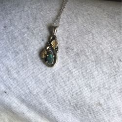 Sterling Silver Antique Necklace 