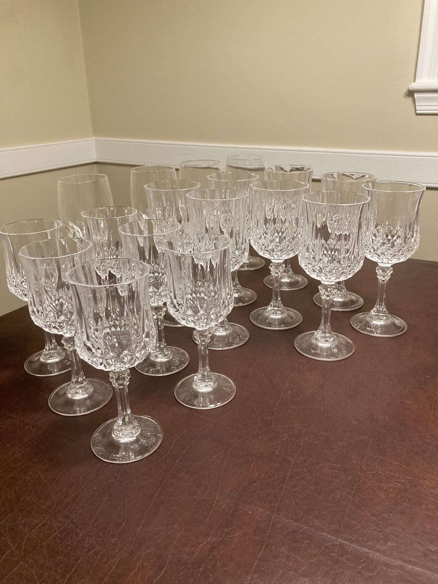 Waterford Crystal Water And Wine Glasses