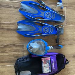 A Set Of Fins & a Full Mask