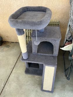 Cat scratcher house $30