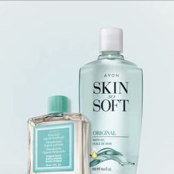 Avon Icons Bundle - Skin so Soft Bath Oil and Perfumed Deodorant
