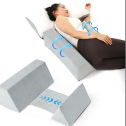 Positioning Wedge Pillow Side Sleeping Belt Connection, Limit Width Adjustable Bed Wedges