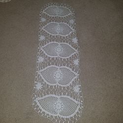 Beautiful crocheted Runner