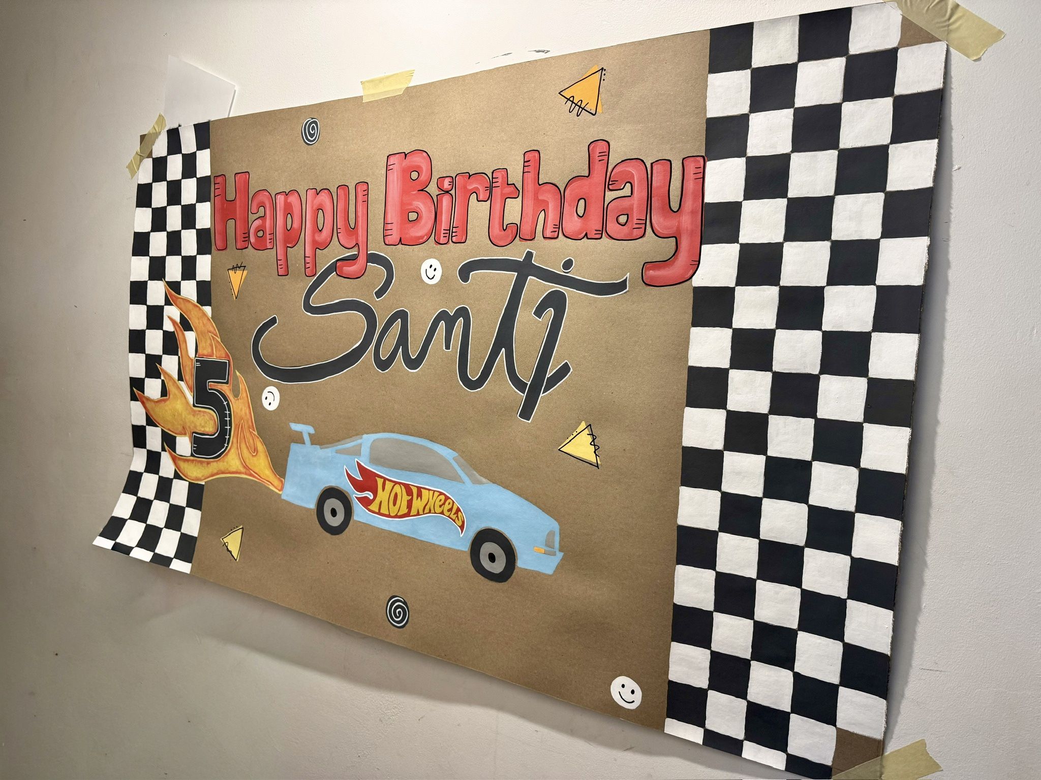 Sonic Birthday Banner