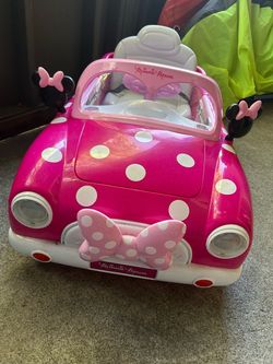 Pink Minnie Mouse Car