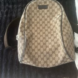 Gucci Top Zip Backpack